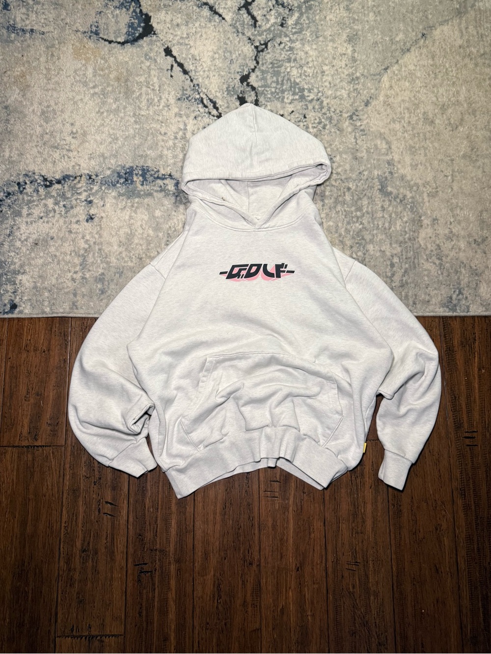 Golf Wang Logo Pullover Hoodie Heather Gray Size L
